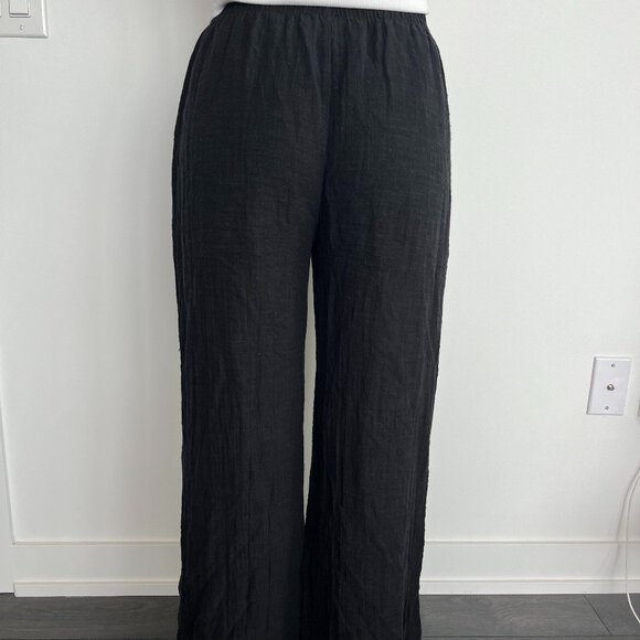 Abercrombie Black Linen Pants - Size Small - Picture 3 of 6